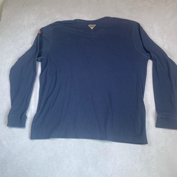 COLUMBIA PHG Mens 2XL Long Sleeve Blue Tested Tough Winter Shirt - Picture 6 of 7